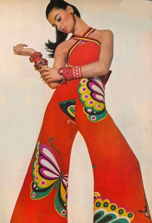 Porn Pics vintage-retro:  Hanae Mori jumpsuit, 1967