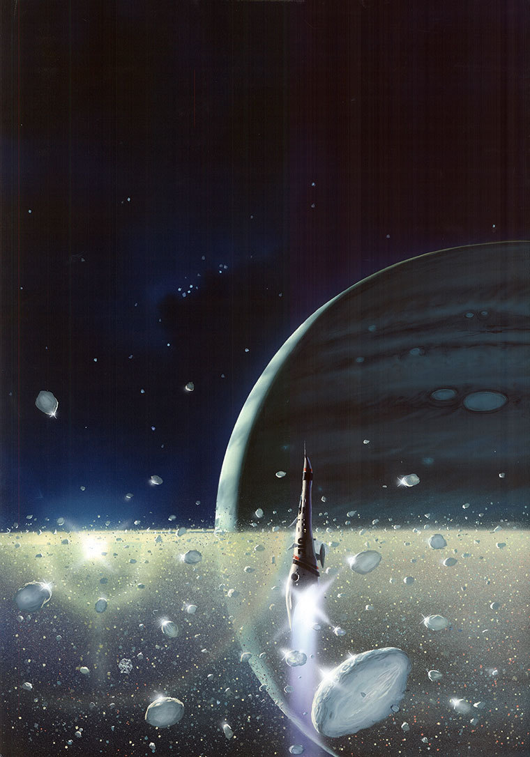 moonzerotwo:  The Rings of Saturn - Peter Elson