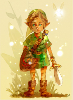 fuckyeahlink:  LoZ: Little Link by ~saltycatfish