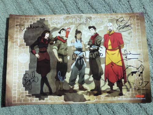 howrra:pokemonmasterkimba:Posters from the signing today! And look, older GAang!ZUKOANDKATARA