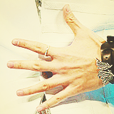 Let us all appreciate Kris’s gorgeous, elegant, perfect hands.