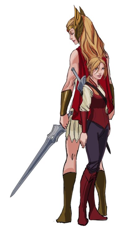 girlsbydaylight:adora and she-ra…testing design and styleby *nebezial 