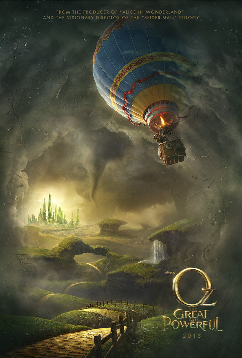 Disney’s Oz The Great and Powerful directed by Sam Raimi. Starring James Franco. Trailer.