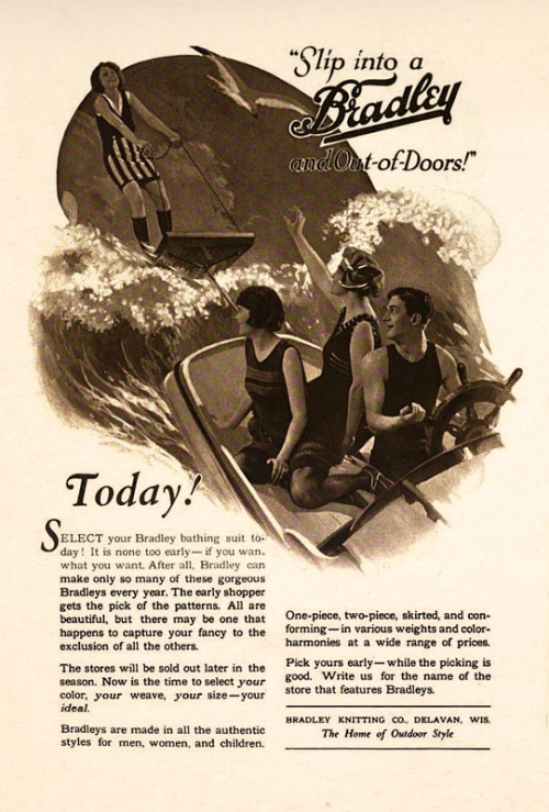 Bradley Swimwear, 1922
