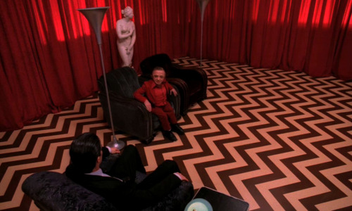 The Waiting Room’s zig-zag floor pattern indicates a number of things. One is that it is neith