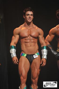 manpics:  Jaco de Bruyn at the 2012 Fitness South Africa 