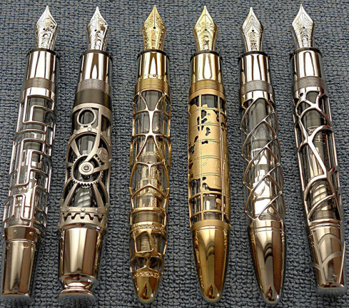 dduane: lovely-assistant: reallyexplodingtardis: booksdirect: Writing implements. i thought they wer