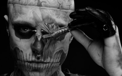 nothingpersonaluk:  Production, Camera and Editing Jens Schwengel / Photography Nadine Elfenbein / Rico Zombie Boy A.K.A. Rick Genest @ IZAIO models / Styling Linda Ehrl  → more RICK GENEST 