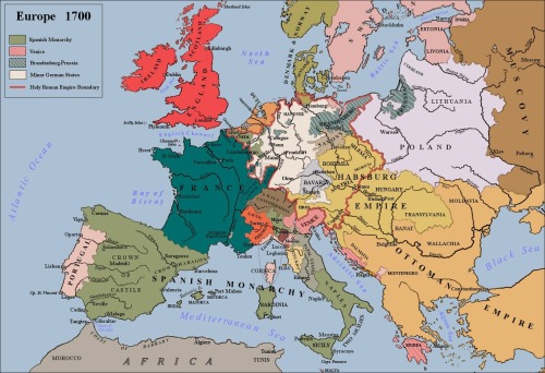 janelasverdes:HISTORICAL MAPS | 172 |  HABSBURGS EMPIRE  | 1700 | HERE