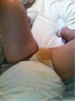 cumrags:  Spending the morning in bed wearing