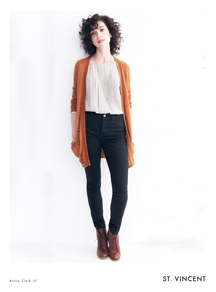 polaroidhelveticatriangle:  Louis Vuitton-style St. Vincent poster. 