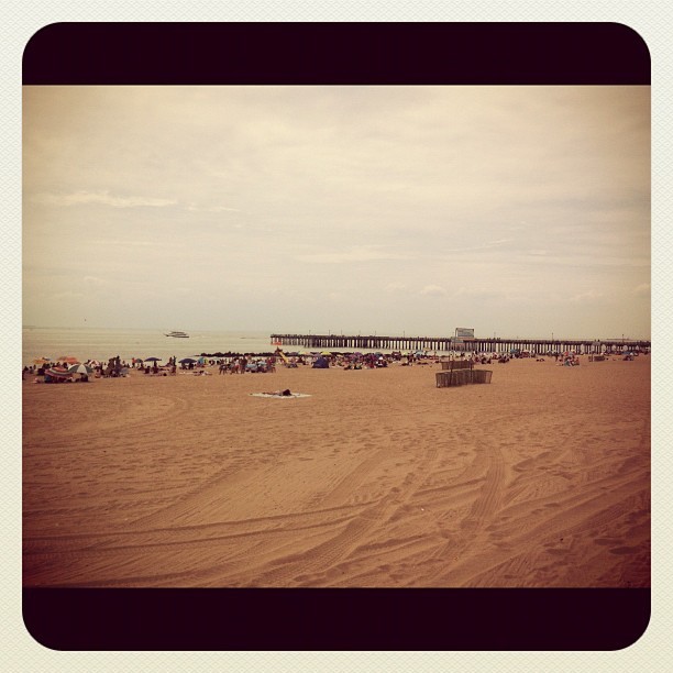 The #beach at #coneyisland. #nyc #summer #adventures (Taken with Instagram)