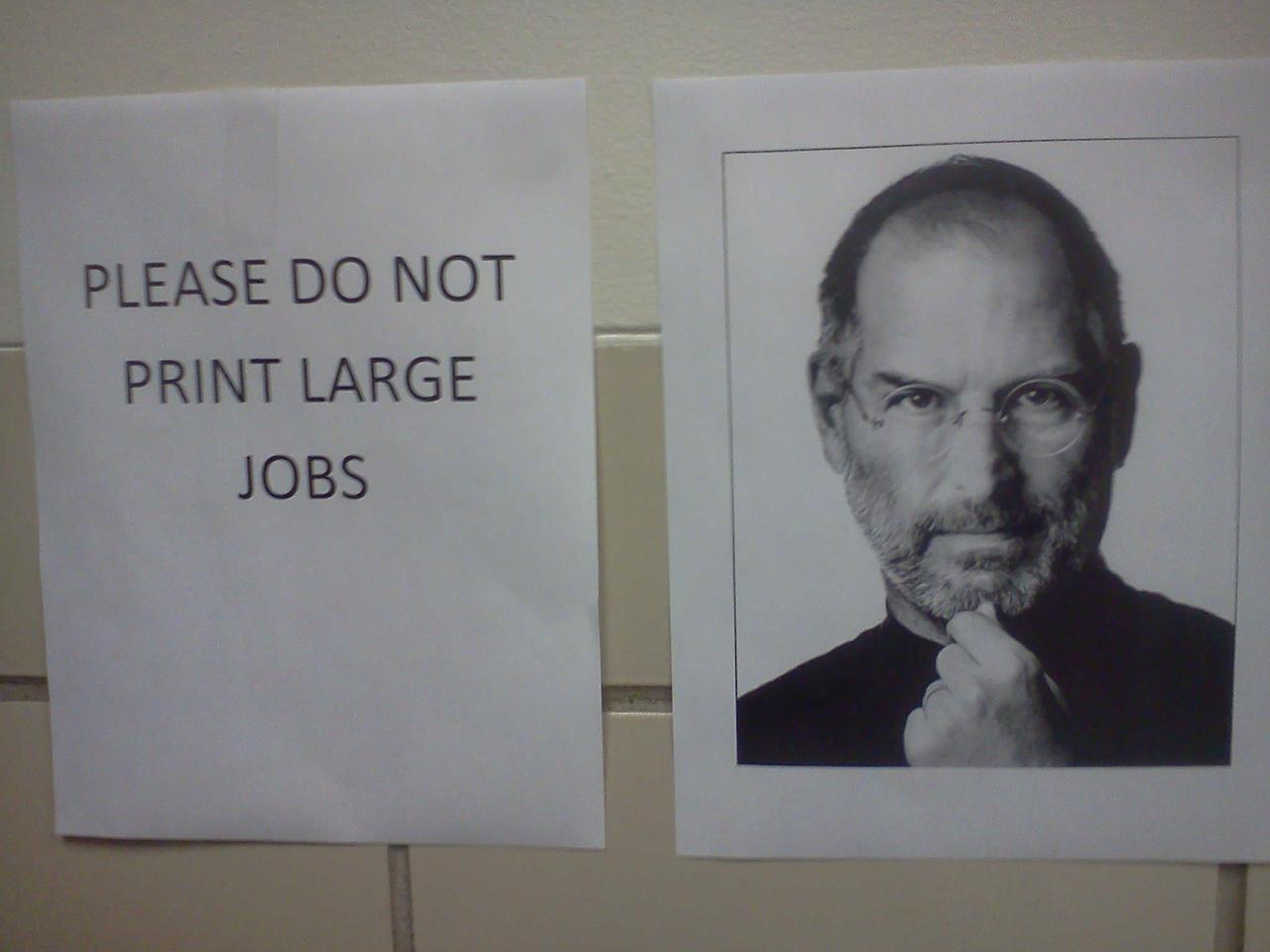 Gabetumblr please do not print large jobs by jfafinski 