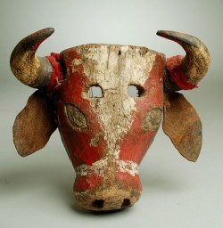 Early Torito Mask | Colonial Arts (via Pinterest)