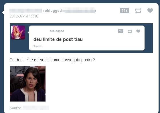piadas-e-memes:  Editando um post que ela tenha reblogado.  c-p-c Vdd, eu faço isso