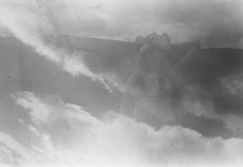 In The Clouds - Baddog - Double exposure - Upstate, NY - Spring 2012