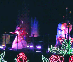anightmarefantasmic:“Welcome to Fantasmic!Tonight, your friend and host Mickey Mouse uses his vivid 