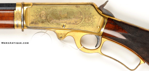 thegunlocker:pimpingweapons:Gilded Marlin rifle.yes pleaseMy mouth is starting to drool again.