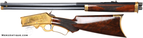 thegunlocker:pimpingweapons:Gilded Marlin rifle.yes pleaseMy mouth is starting to drool again.