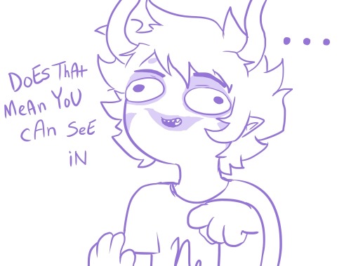 xhonk: xadorkablemarinax: How embarrassing whats sad is when i did sollux cosplay i got asked this