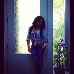 rosaacosta:  Denim on denim (Taken with Instagram)