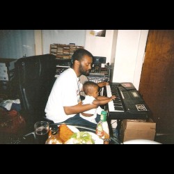 Studio in my dining room. We getting a session in before dinner! 2003. #dj #music  #myfirstlove #production  (Taken with Instagram)