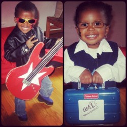 He&rsquo;s the artist she&rsquo;s the management! AiMuP Ent&hellip; The future! #thejr'z #family #instaphoto  (Taken with Instagram)