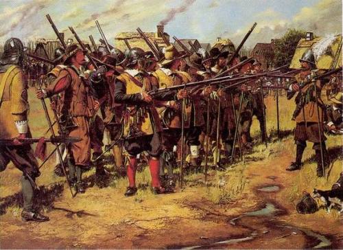 Militia muster for war, The Pequot War, Dec. 13th 1637 Salem, Massachusetts Bay Colony.