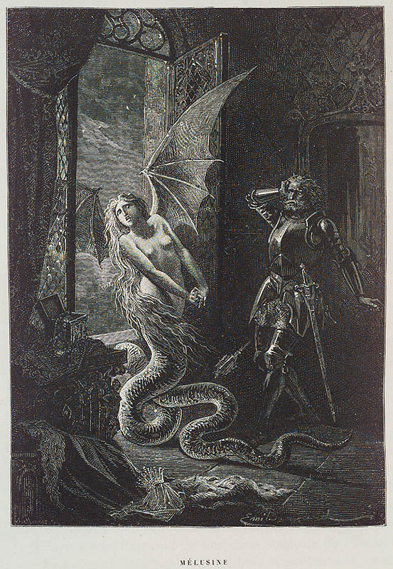 subtle-pretext-chiming-in:  Mélusine Metal Engraving P. Christian. Histoire de