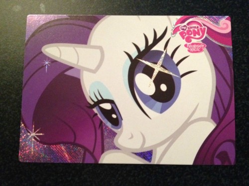 such want… ;_; It’s 50 bucks with 2 days left on bidding… i wonder if it will hit 贄 XD i wonder if anyone at trotcon will be selling the MLP cards. Obviously not this one since it was exclusive to bronycon, but… it’d