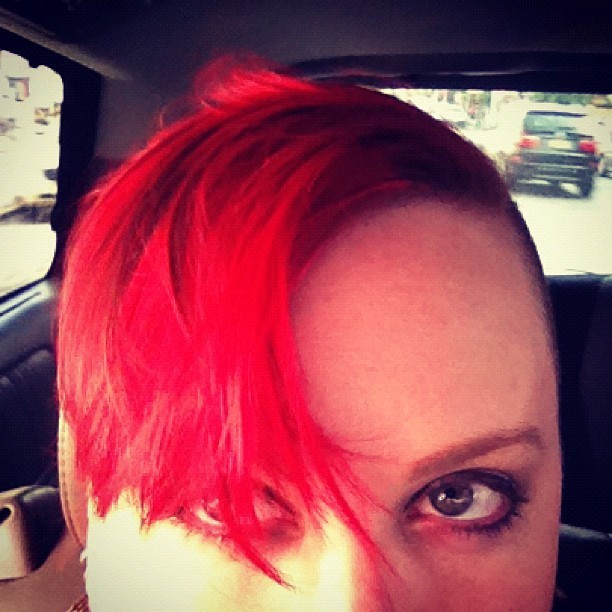 I added a little Atomic Pink to the mix when I redyed my hair last week. I like it.