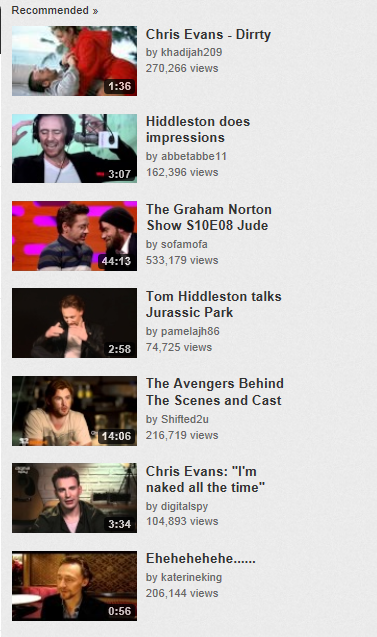 godblesscaptainamerica:  Youtube knows what I want to watch now….ugh 