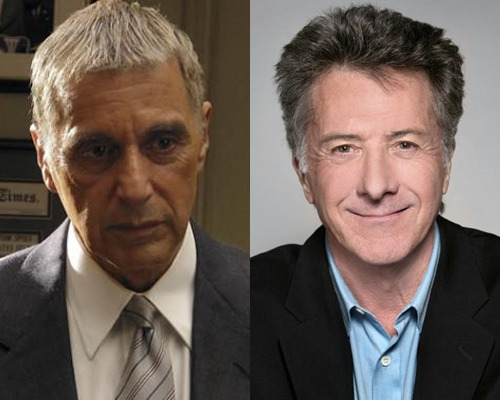 Dustin Hoffman was considered for the role of Roy Cohn in Angels in America. Source: IMDb