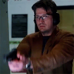 nitratesdayrates:Okay… Castle has his badass moments.(Follow-up to Everyone Looks Like A Badass with