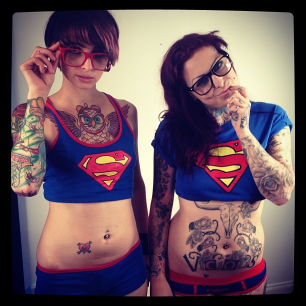 Fuck Yeah Girls In Comic Book Panties