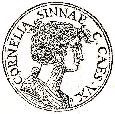 tiny-librarian:Cornelia Cinnilla was the first wife of Gaius Julius Caesar, and married him when she