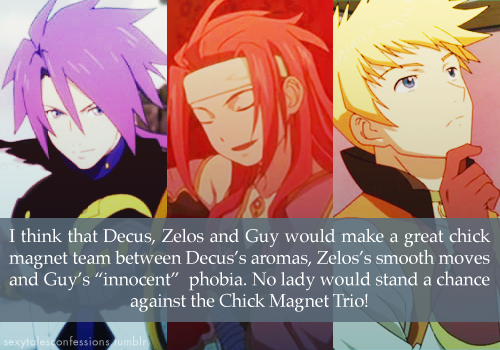 3 OF MY MOST FAVOURITE TALES OF BISHIES. ALL TOGETHER. YES PLZ! *0*