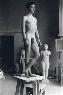 blastedheath:  inneroptics Karl Geiser (Swiss, 1898-1957), Fritz Morgenthaler as a model, late 1930s. Fritz Morgenthaler (Swiss, 1919-1984) was the first psychoanalyst who said that homosexuality is not an illness or psychological defect. 