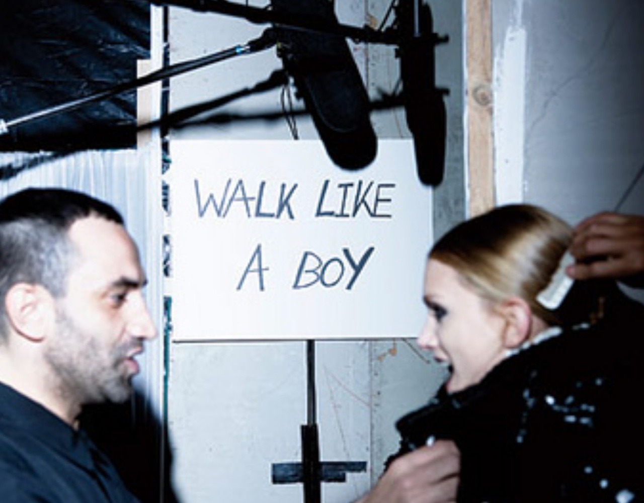 majesty:  tuileries:  Backstage at Givenchy Fall 2008 RTW.   -