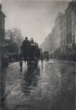  Oxford Street, A Wet Day, 1897, George Davison