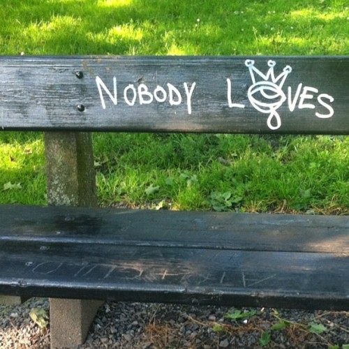 Such a beautiful day… #graffiti #nobody #love (Taken with Instagram)