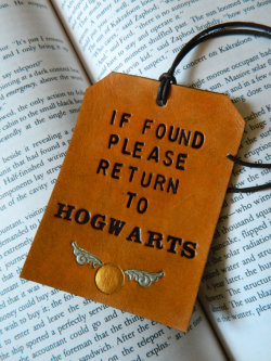 wickedclothes:  Leather Harry Potter Luggage