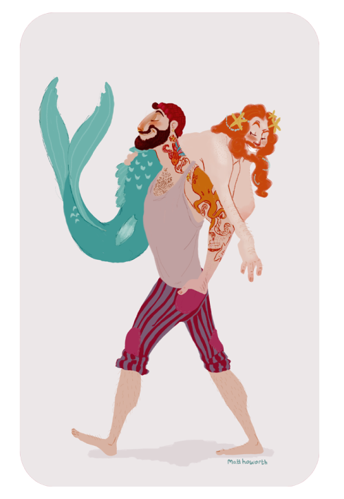 cannibalistic-vulcans:  flippingbiscuits:  hippity-hoppity-brigade:   Matthew Howorth  GAY MERMEN AND SAILORS YAYYYYYY  Cute  That merman has an excellent beard. 