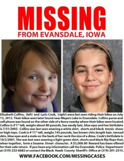 countrygal22:  Please spread this picture. These two girls went missing from one of the towns connected to mine. Everybody has pulled together looking for them and we all are praying for a safe return. Spread the word! It could help save their lives!