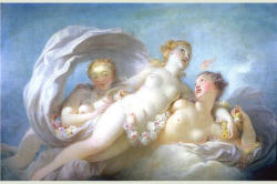 pparhelion:  Jean-Honoré Fragonard - Les trois Grâces, av. 1756 