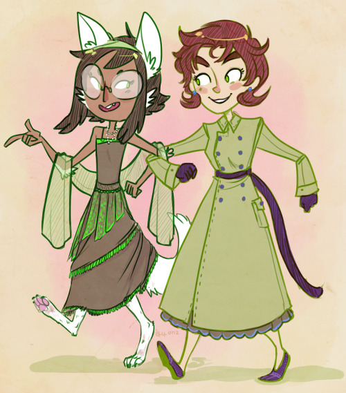 neophytecherryglare:theyre good friends now but when they first met jade didnt like nepeta on the ac