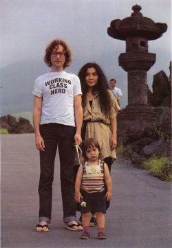 suicideblonde:  John Lennon, Yoko Ono and