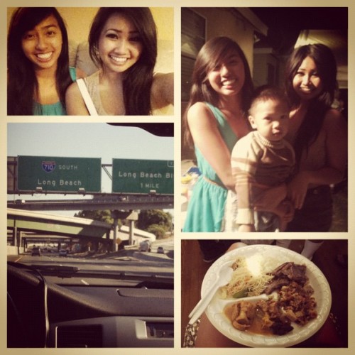 dearestvanemy: A piece of my summer ☀ #bombfilipinofood #2012 #katkat #baby #longbeach #freewaysign 