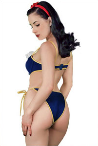  Dita Von Teese for Trashy Lingerie  Snow White Bikini    :0