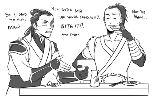 mati-chan:  magatsumagic:  Everybody loves Zuko Sketch therapy!! Dx I realised how much I miss(drawing) the Gaang. Edit: WHO FORGOT SOKKA’S GOATEE I’M SORRY  OMG how did I miss this?!?! My precious babies <3 I so want this to be canon!!! >:D